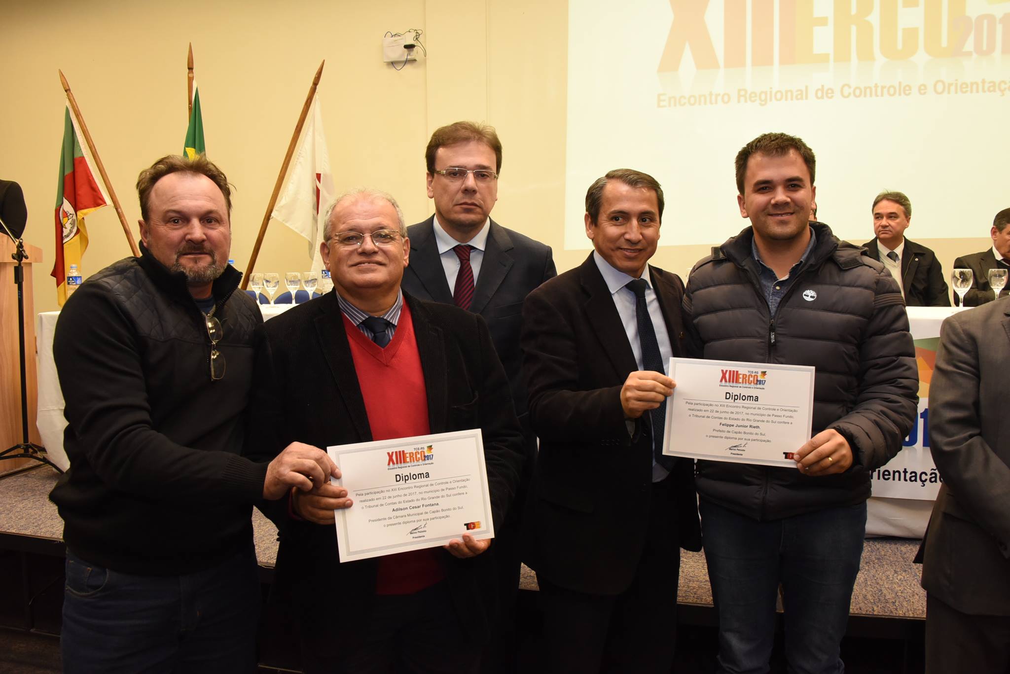 Presidente do Poder Legislativo de Capão Bonito do Sul participa do XIII ERCO na cidade de Passo Fundo.